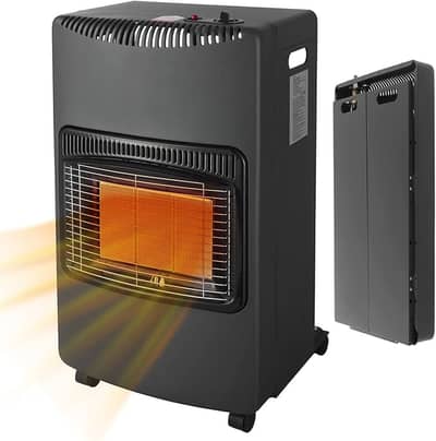Wave Gas Heater Foldable 4200w Black