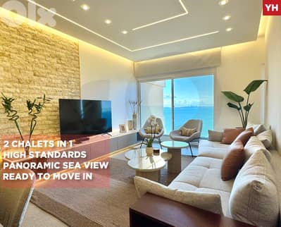 CHALET- 24/7 security-Sea view/TABARJA/طبرجا ! REF#YH131601 !