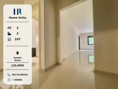 brands new apartment for sale in baabda -bsaba