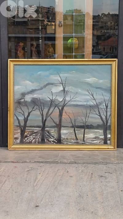 لوحة رسم زيتي اوروبية