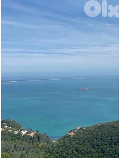 Unique land Rabieh residential for villa with beautiful sea view