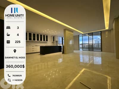 brand new apartment for sale in dawhet el hoss , sea view