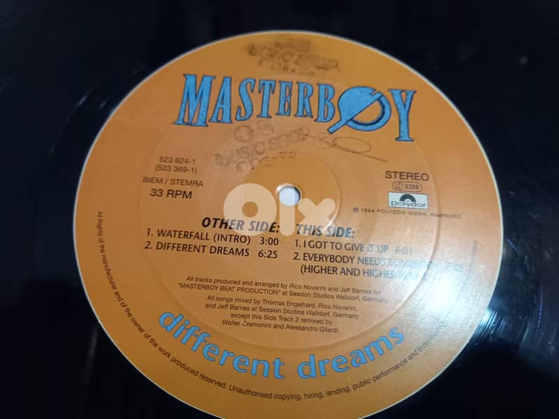 Masterboy - Different Dreams without cover 1