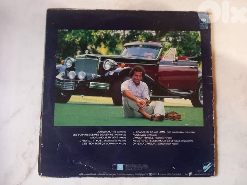 Julio Iglesias – Et L'Amour Créa La Femme  vinyl album 1