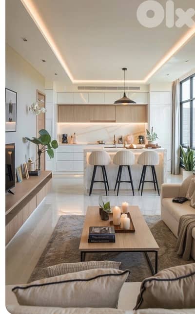 Amazing lofty living with sea view