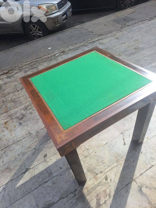 طاولة لعب ورق وشطرنج وزهر روعة الفخامة والجمال انتيك 2
