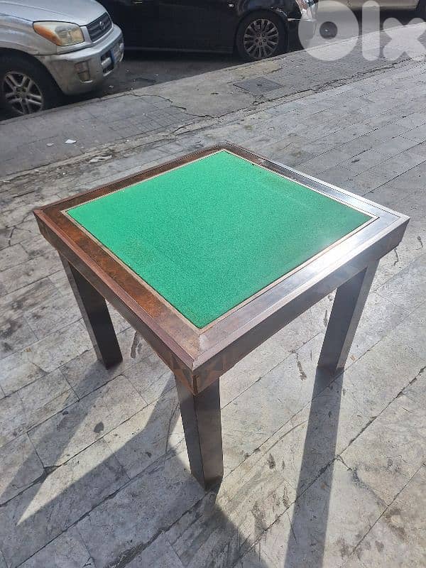 طاولة لعب ورق وشطرنج وزهر روعة الفخامة والجمال انتيك 4