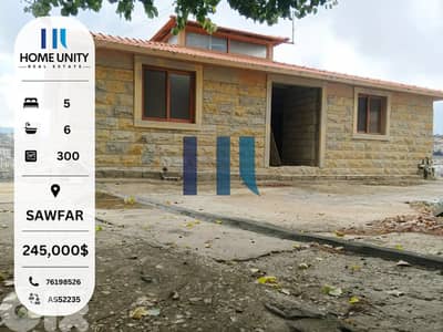 300 sqm house for sale in sawfar on 500 sqm land