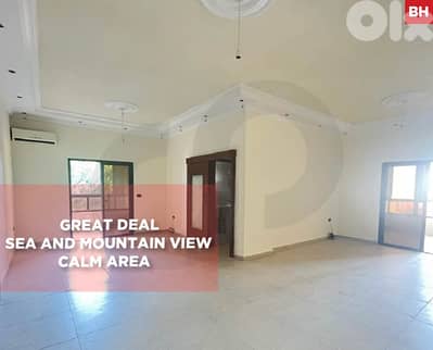 175 SQM Apartment with Sea & Mountain View – Ghazieh REF#BH131634