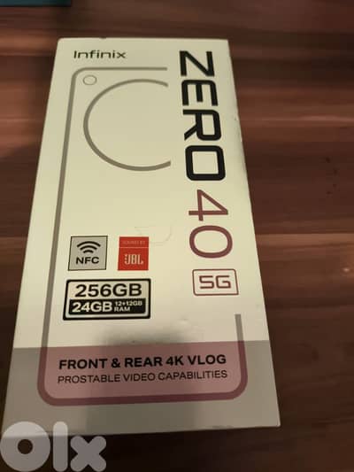 Infinix zero 40 5g 256 12grm