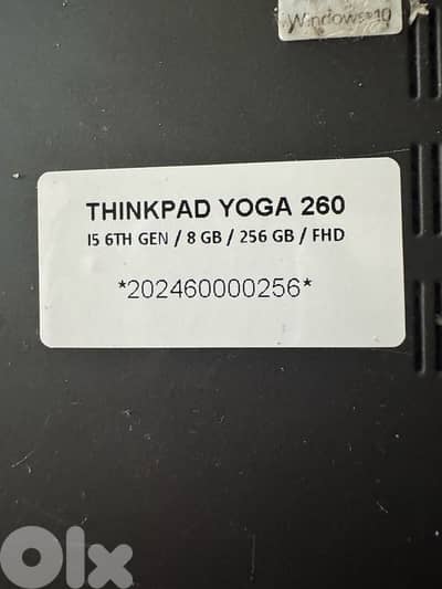 thinkpad Yoga 260 laptop
