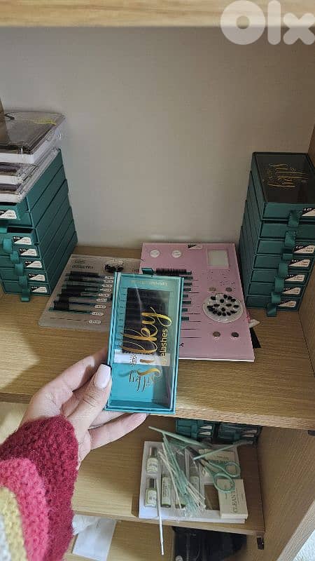 Silk lashes different diameters salon use quality 2