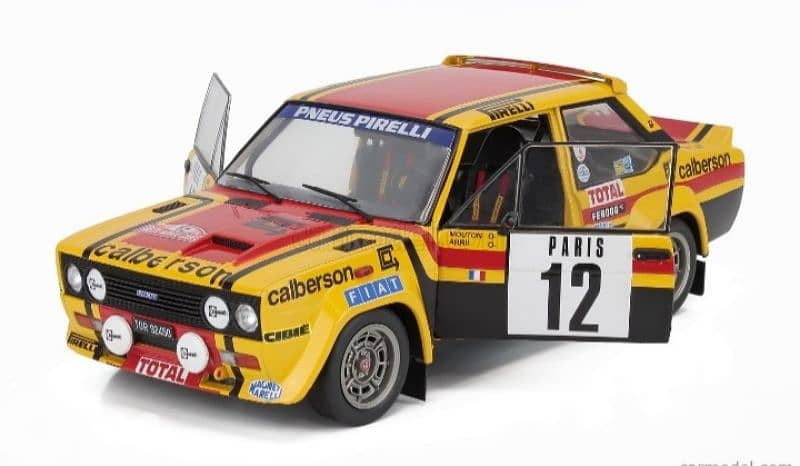 Fiat 131 Abarth Michelle Mouton (Monte Carlo 1980) diecast model 1;18 5