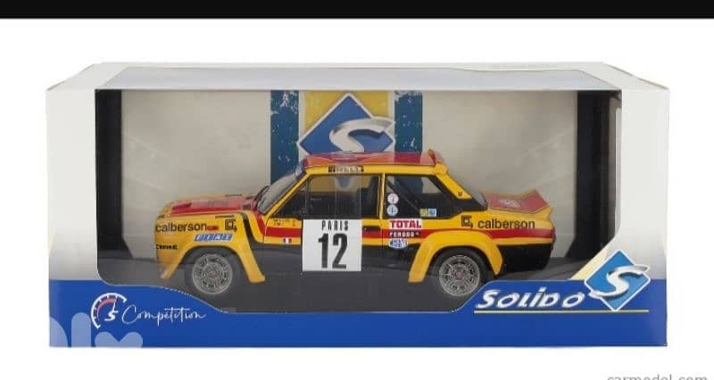 Fiat 131 Abarth Michelle Mouton (Monte Carlo 1980) diecast model 1;18 7