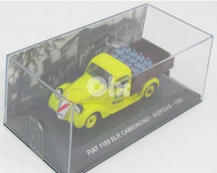 Fiat 1100 pickup 1954 (AgipGaz) diecast car model 1;43. 3