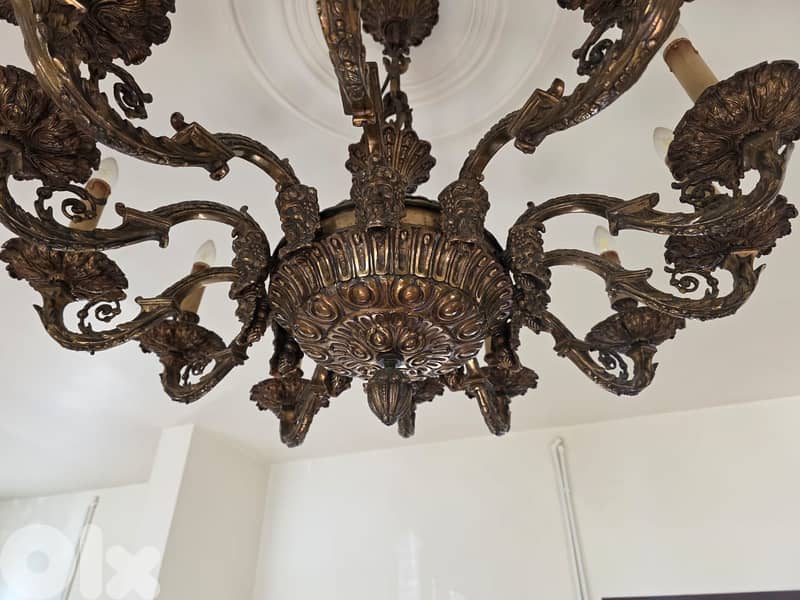 Three Classic European Chandeliers – Solid Brass, Elegant Design 4