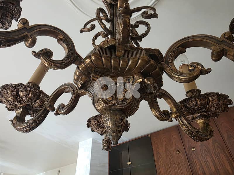Three Classic European Chandeliers – Solid Brass, Elegant Design 6