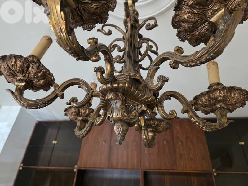 Three Classic European Chandeliers – Solid Brass, Elegant Design 7