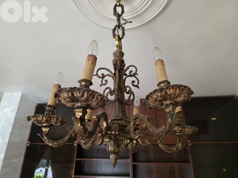 Three Classic European Chandeliers – Solid Brass, Elegant Design 8