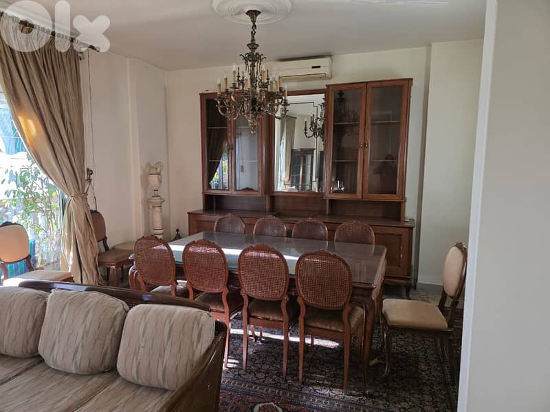 Large Solid Wood Sideboard with Central Mirror + Alcohol Cart 2