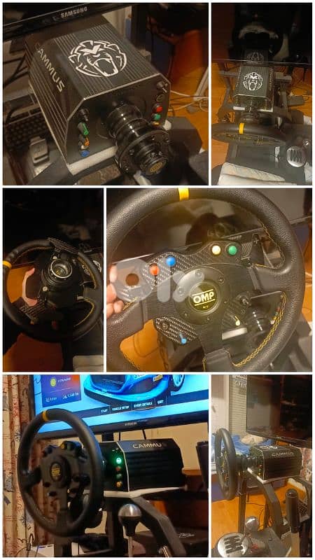 cammus 15NM wheelbase racing simulator for Pc 7