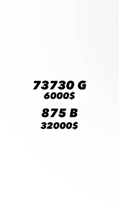 Special number plates for sale