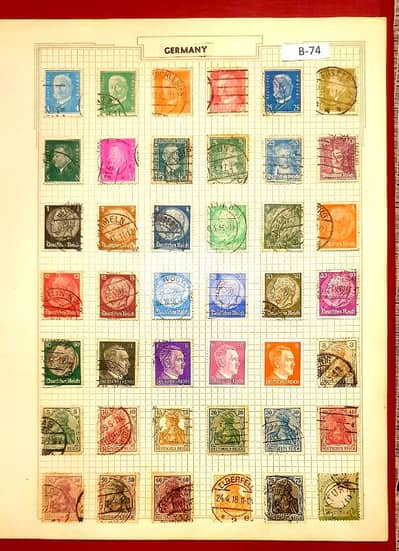 Germany Reich 1918-1940's old 42 stamps. # B-74