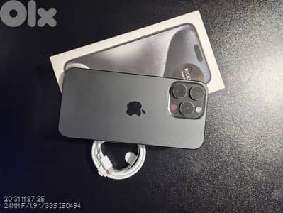 iphone 15 pro max Black 256GB