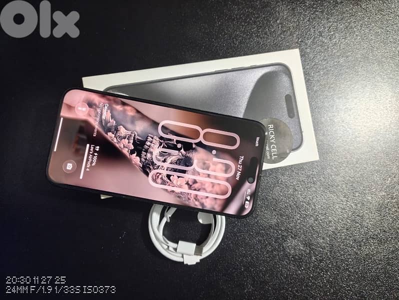 iphone 15 pro max Black 256GB 1