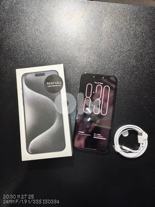 iphone 15 pro max Black 256GB 4