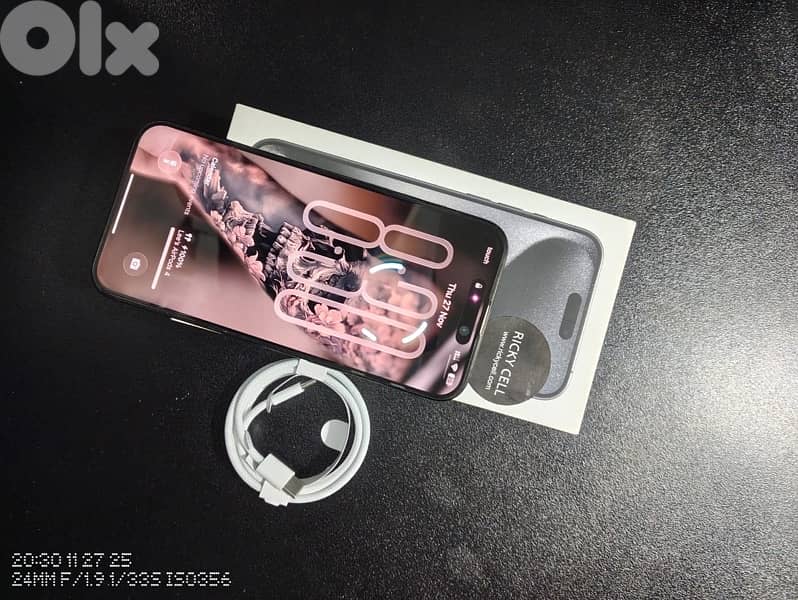 iphone 15 pro max Black 256GB 9