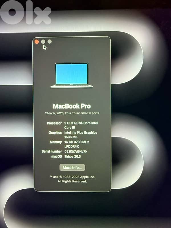 macbook pro 2020 13 inch 1