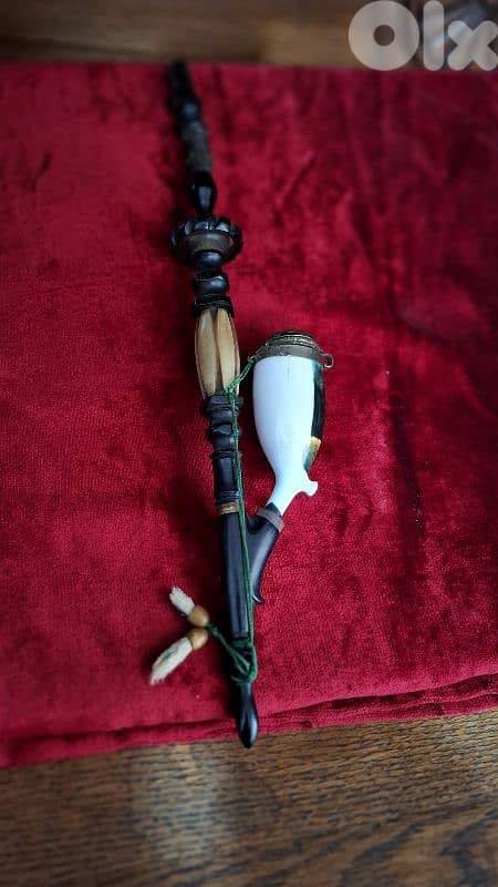 Rare 19th-Century Imperial Hunter’s Pipe – Hand-Painted Porcelain 1