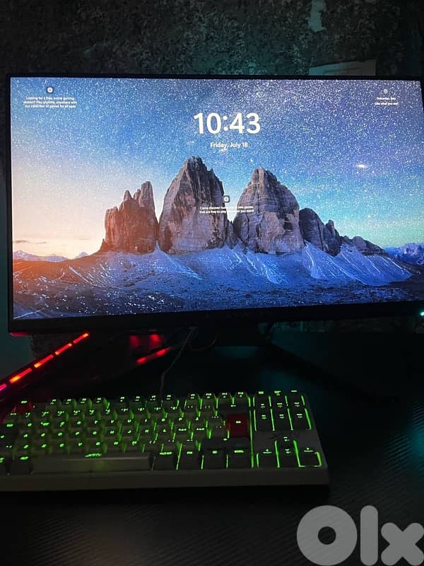 Full gaming setup with table 1