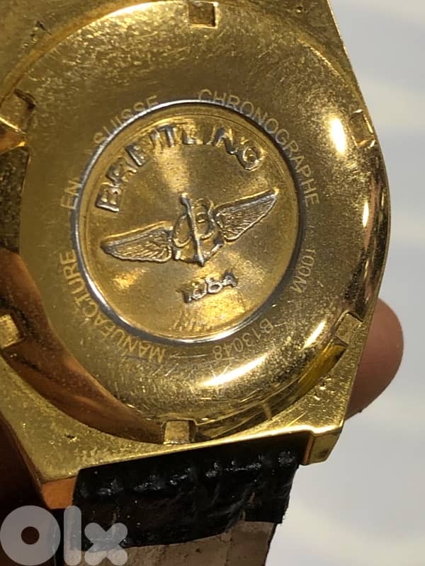 Breitling Gold Plated Watch 1
