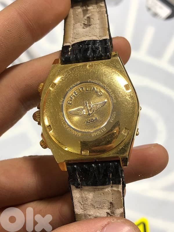 Breitling Gold Plated Watch 2