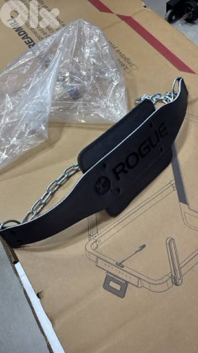 Belt with chain for weights