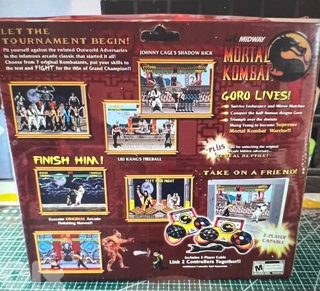 mortal kombat plug and play tv game 1