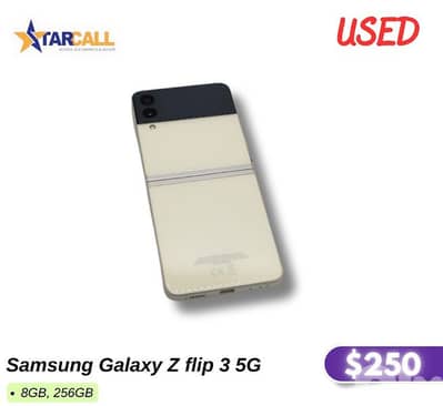 Samsung Galaxy Z flip 3 5G  8GB, 256GB