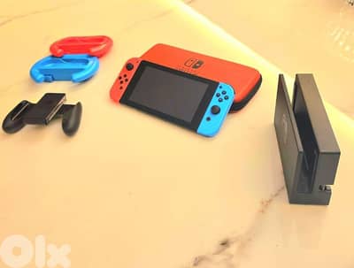 NINTENDO SWITCH-CONSOLE WITH ALL ACCESSORIES