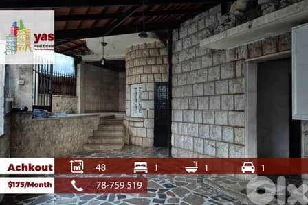 Achkout 48m2 | Studio | Well Maintained | Many Floors Available | JO