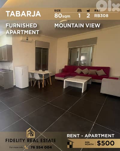 Apartment for rent in Tabarja RB308 شقة مفروشة للإيجار في طبرجا