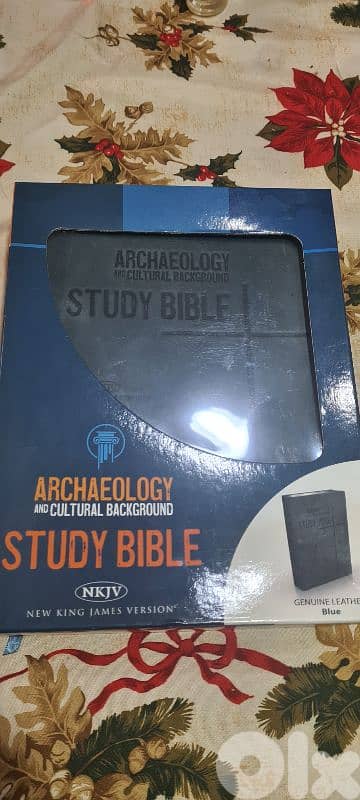 BIBLE (GENUINE LEATHER BLUE) 1