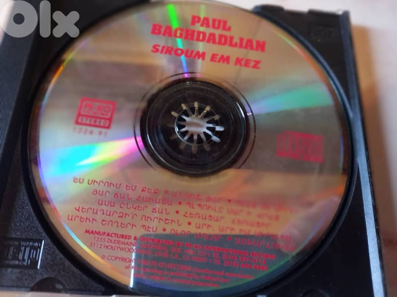 Paul Baghdadlian – Siroum Yem Kez CD 1