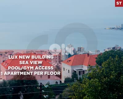 Sea view, 3 parking, storage room, Sahel Alma/ساحل علما REF#ST131661