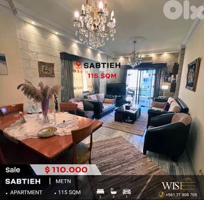 115 SQM Apartment for SALE in Sabtieh!