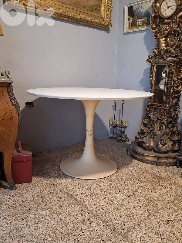 vintage tulip fiber table 1970 1