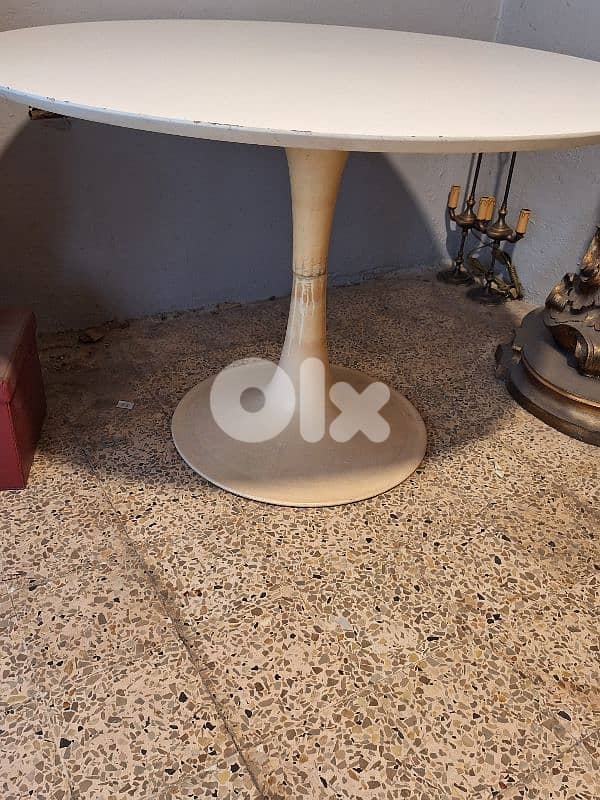 vintage tulip fiber table 1970 3