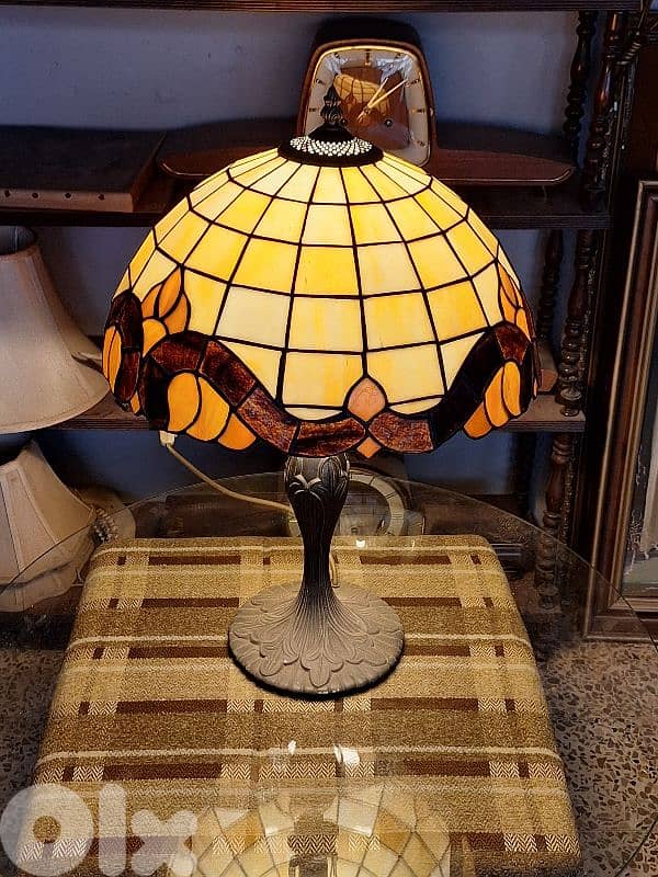 antique european tiffany lamp 2