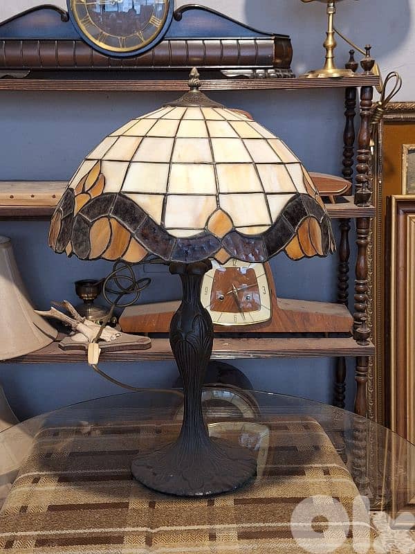 antique european tiffany lamp 4
